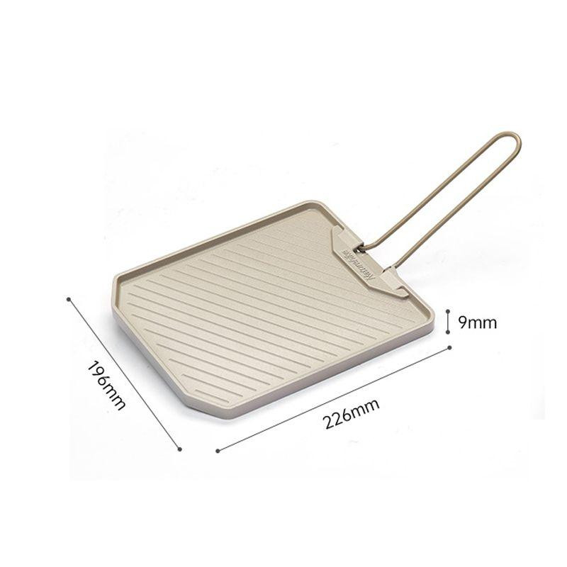 Сковорода-гриль зі складаною ручкою Naturehike CNK2300CJ016, алюміній Київ - фото 4