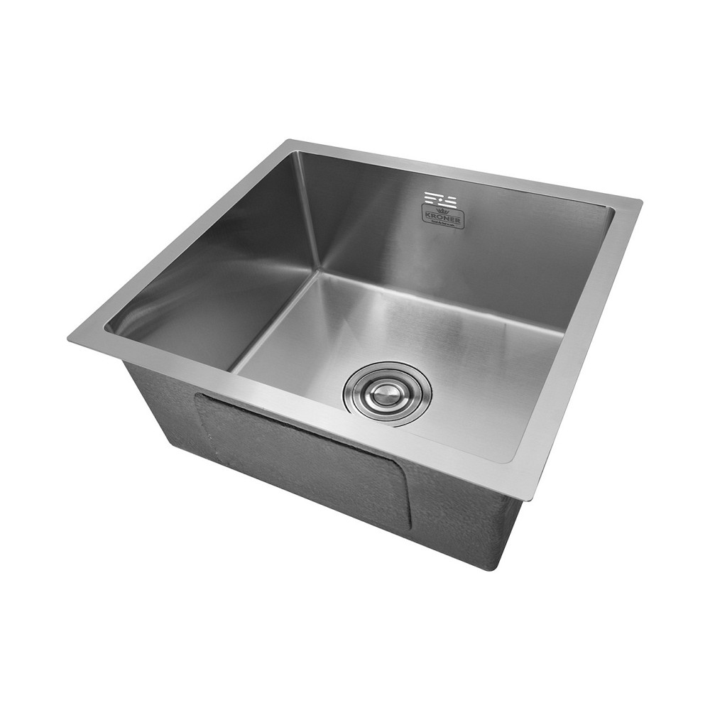 Кухонная мойка с нержавеющей стали Kroner KRP Gebürstet - 48х43HM ​​(3/1 мм) Киев - изображение 3