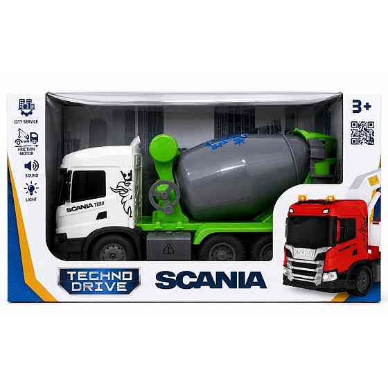 Автомодель серії Big Truck – Бетонозмішувач Scania (світло, звук) Днепр