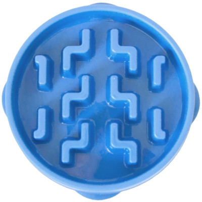 Посуд для собак Outward Hound Миска-лабіринт Fun Feeder Тетріс середня блакитна (0700603678308) Вінниця - фото 1