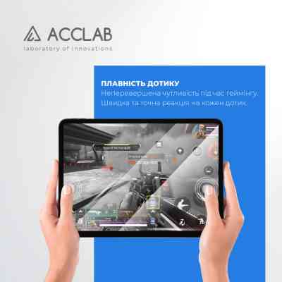 Стекло защитное ACCLAB Full Glue Apple iPad Air 11 (2024) (1283126593703) Винница