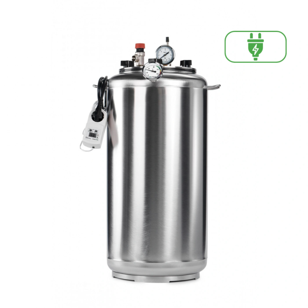 Автоклав бытовой А40 electro, универсальный на 40 банок, электрический из нержавеющей стали Киев - изображение 1