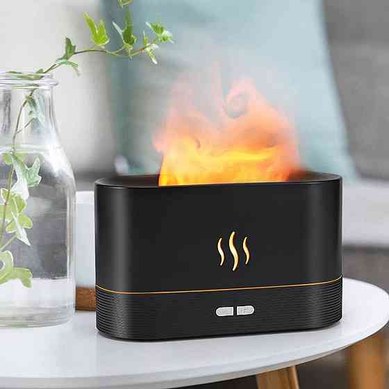 Зволожувач повітря з ефектом полум'я на 180 мл,Kinscoter DQ-701 SBR Київ