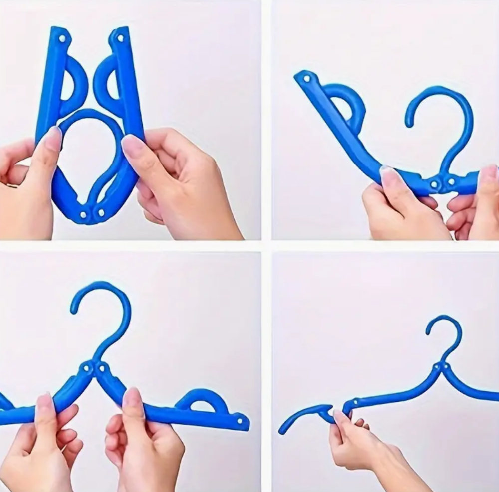 Набор из 50 складных многофункциональных вешалок для одежды с безопасной конструкцией, компактным форм-фактором Одесса - изображение 8