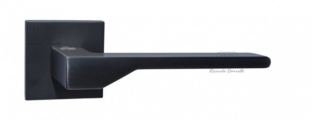 Ручка дверна Ricardo Borelli модель Quatro 02.50 MB матовий чорний Київ - фото 1