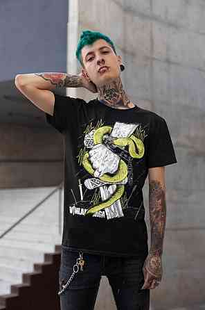 Футболка аниме Винланд Сага Аниме Аскеладд оверсайз (S/M/L) Черний AnimeJ0515 Днепр