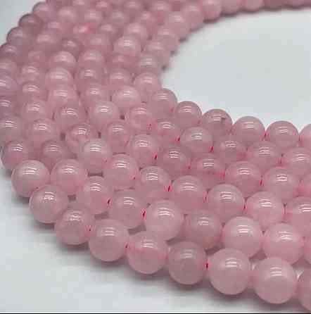 Бусины из розового кварца 6 мм – набор 60 шт Киев