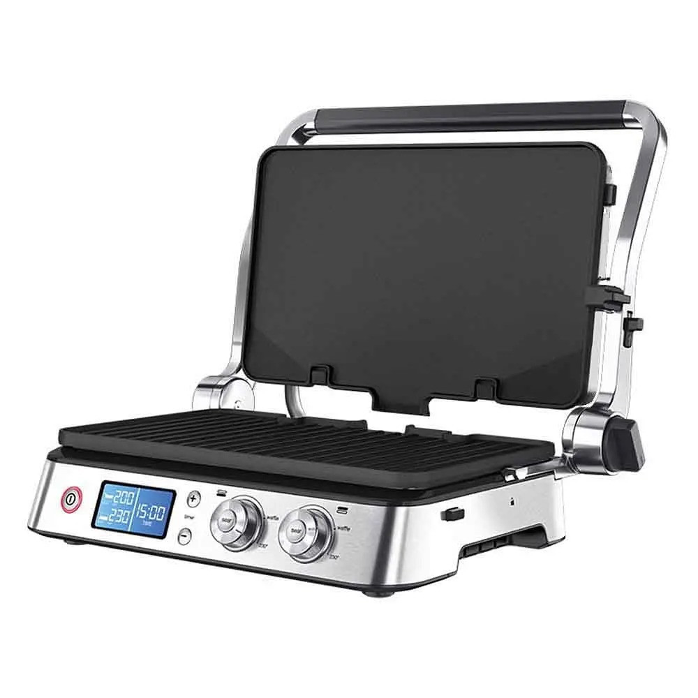 Гриль Braun MultiGrill 9 CG 9040 нержавіюча сталь із чорним Харьков - изображение 16