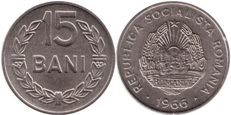 Румыния 15 бани 1966 год (БЖ) Полтава - изображение 1