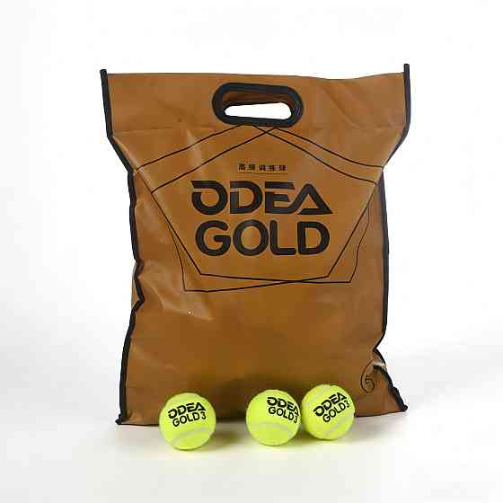 Набор для падел-тениса 60 шт ODEA Gold, мячи для падела для всех типов покрытий 45% шерсти, каучуковые, пакет (60 шт) Каменец-Подольский