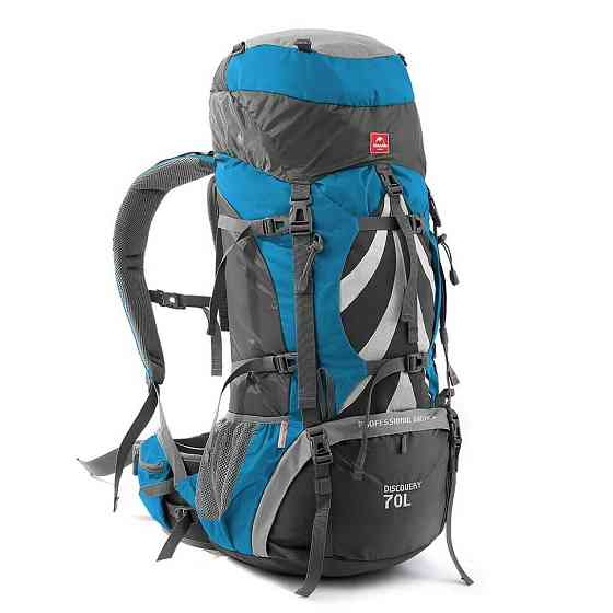 Рюкзак туристичний Naturehike NH70B070-B, 70 л + 5 л, блакитний Київ