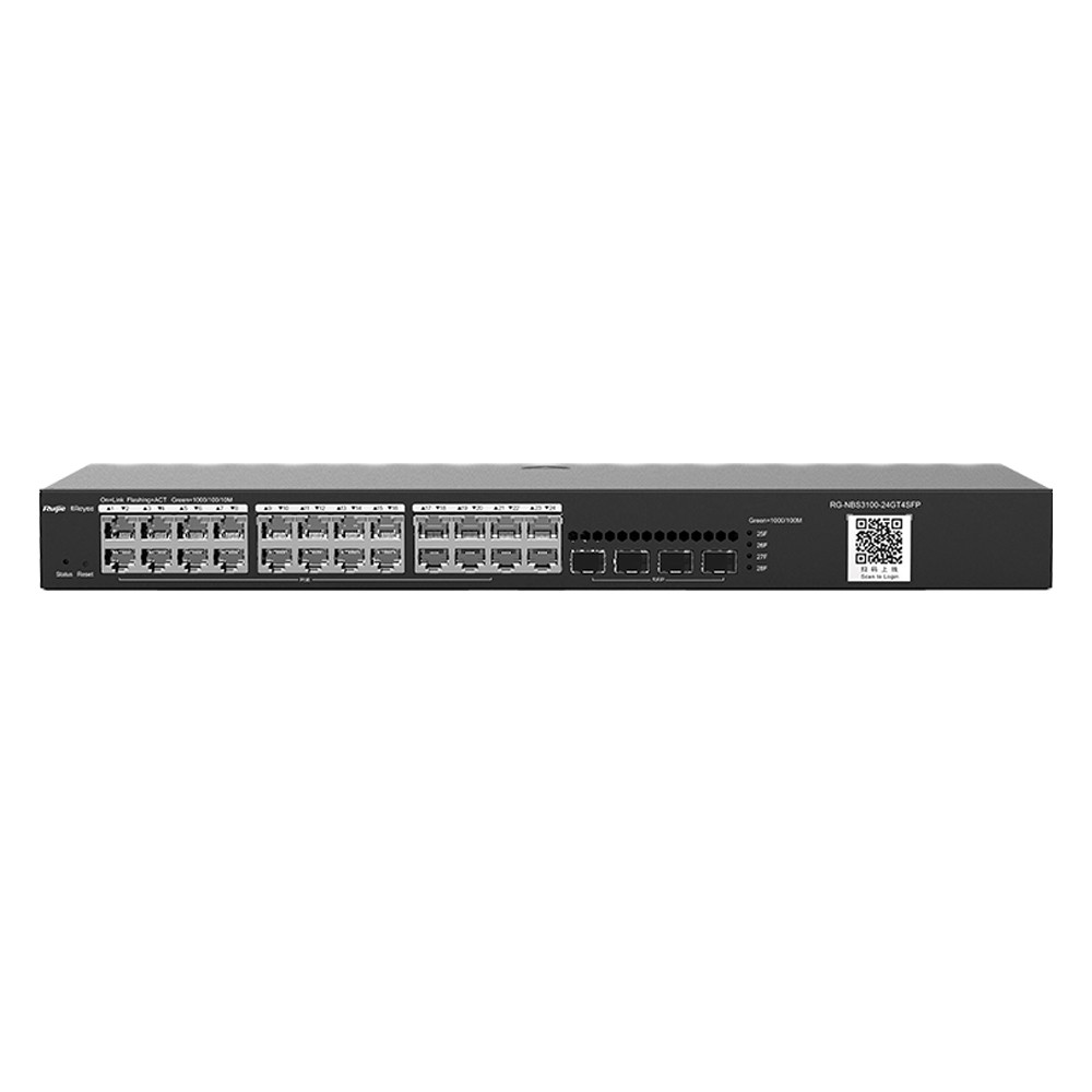 Комутатор Ruijie Reyee RG-NBS3100-24GT4SFP керований 28-портовий без PoE Київ - фото 1