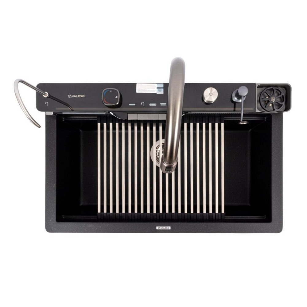 VALESO 7546 EVANORA матова Мийка гранітна VALESO (чорний металік) Коломыя - изображение 3