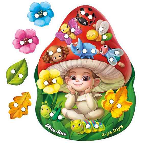 Деревянная шнуровка 