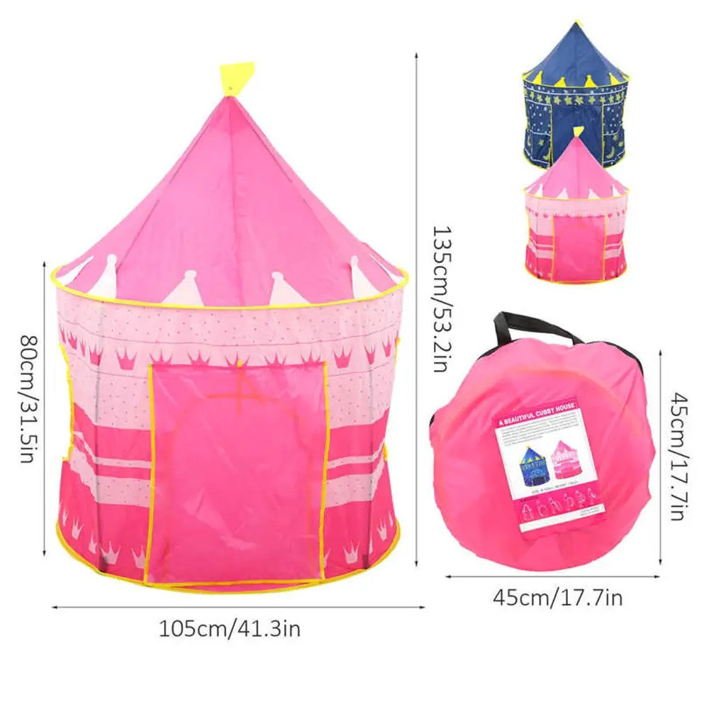 Дитячий ігровий намет Замок (135х105х105см),Рожевий SBR Київ - фото 6
