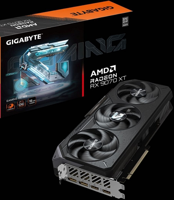 Відеокарта Gigabyte AMD Radeon RX 9070 XT OC 16 GB GDDR6 Київ - фото 3