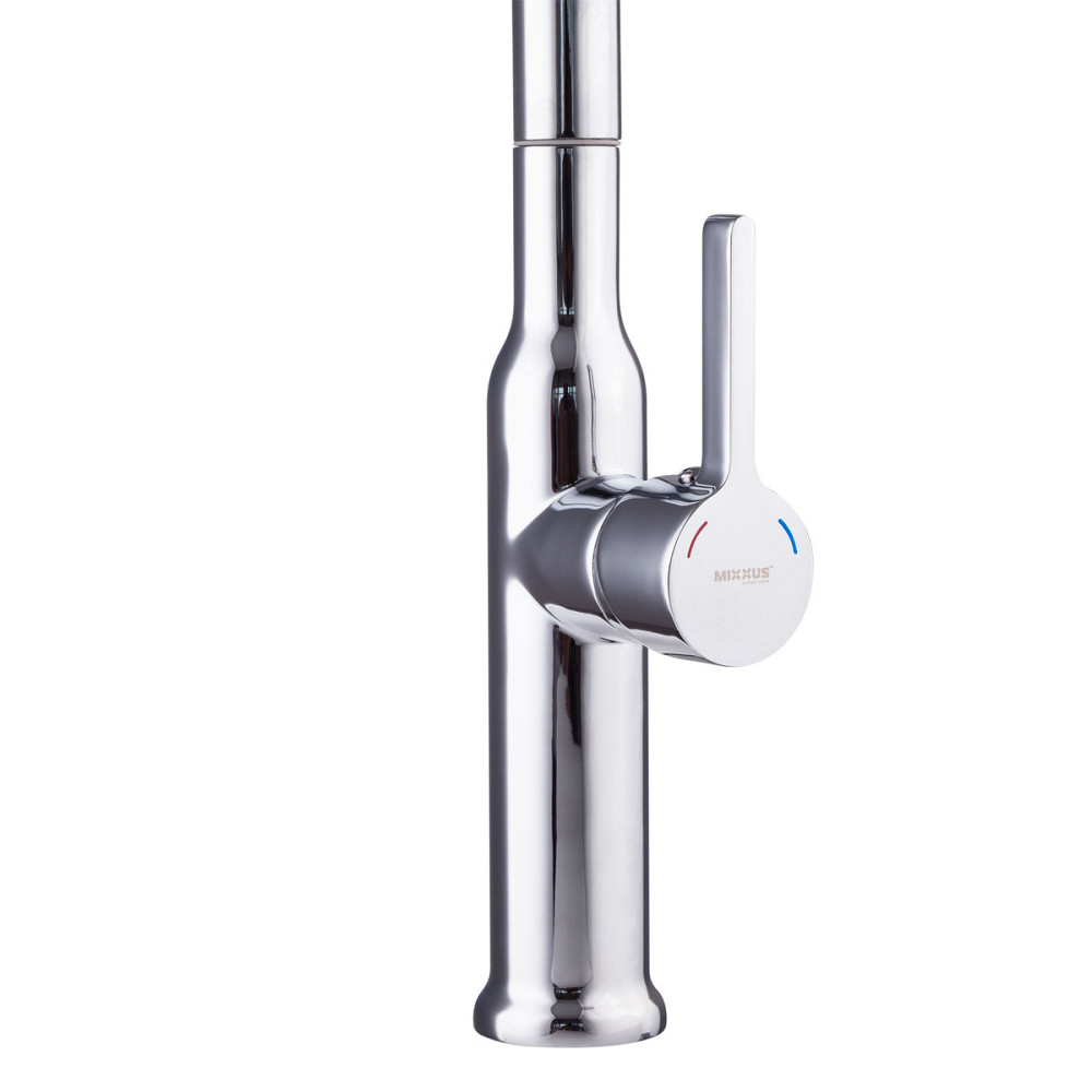 Кухонный смеситель Mixxus Premium PULL 014 с выдвижным изливом MI6958 Харьков - изображение 8