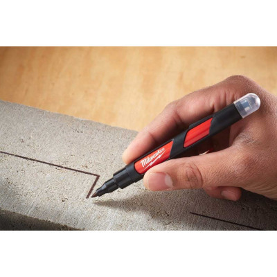 Маркер Milwaukee INKZALL для стройплощадки тонкий со стилусом (48223101) Винница - изображение 8