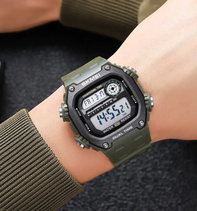 Часы мужские спортивные наручные Skmei 2126 (Зеленый) Винница - изображение 7