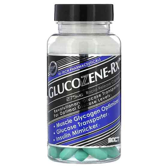 Для оптимального рівня глюкози Hi-Tech Pharmaceuticals Glucozene-Rx 275 мг 90 капсул Луцьк