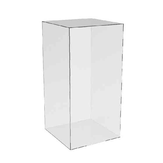 Коробка акриловая EKOSTAR 400х400х800 с крышкой Киев