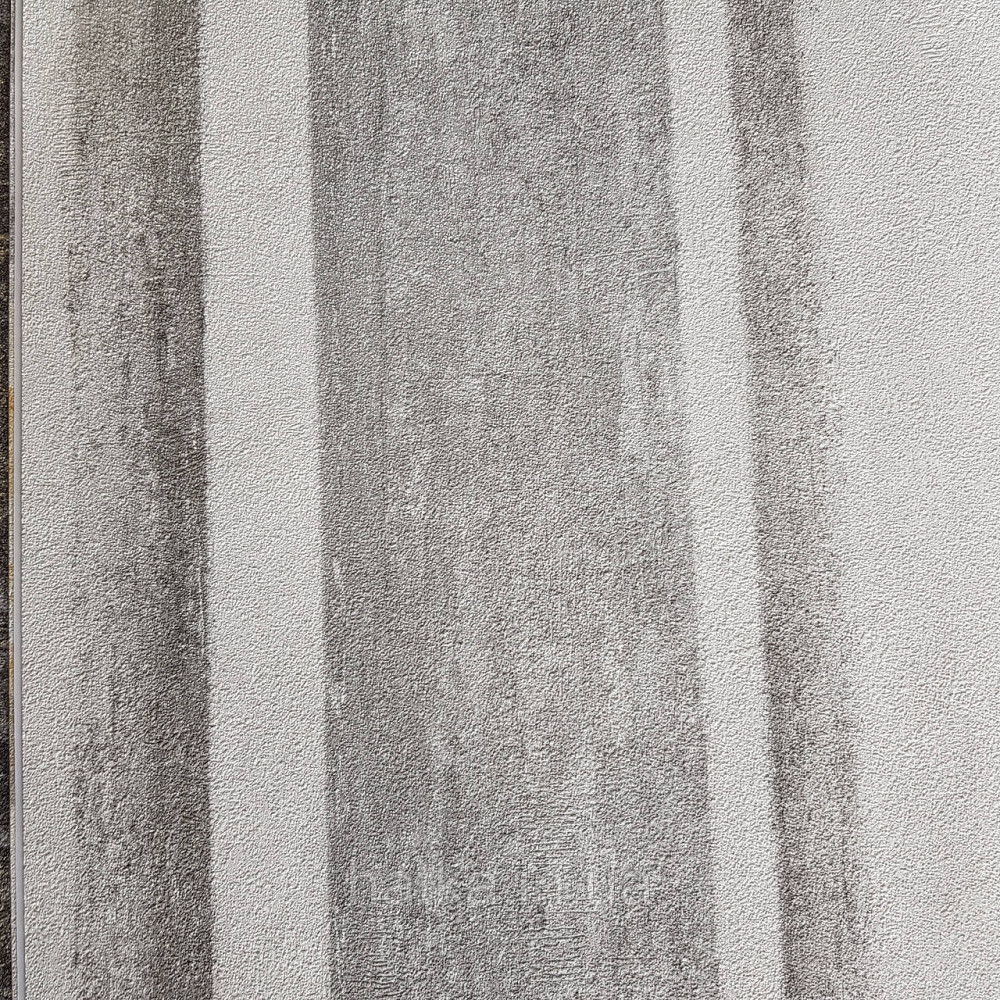 Шпалери вінілові на флізелін Rasch Linares 0.53х10 смуги широкі ефект потертості сірі білі 617764 Київ - фото 1