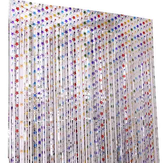 Дождик для фотозоны с принтом 2 м на 1 м разноцветный Киев