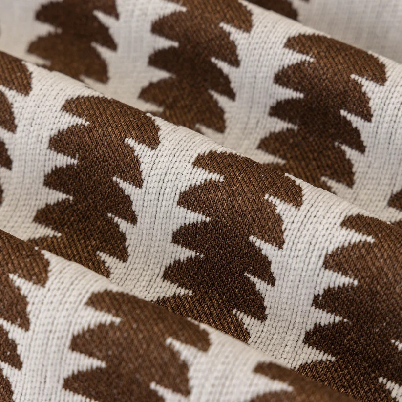 Плед покрывало для дивана и кровати,чехол накидка для мягкой мебели 180х230 см,бело-коричневый с узором Каменец-Подольский - изображение 8