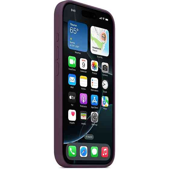 Чохол-накладка Apple Silicone Case with MagSafe для Apple iPhone 16 Pro Max Plum (MYYW3) ( 10384 ) Харьков