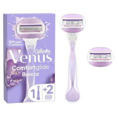 Бритва Gillette Venus ComfortGlide Breeze с 2 сменными картриджами (7702018886166) Винница - изображение 1