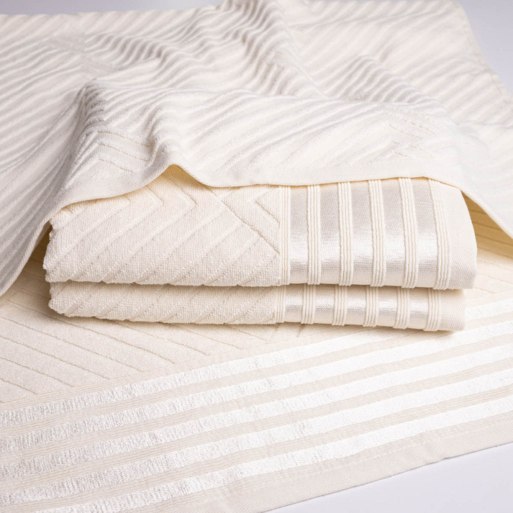 Комплект махровых полотенец SOFT 2шт GM Textile 50х90см, 70х140см 500г/м2 (Ванильный) Сумы - изображение 5
