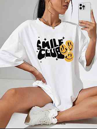 Футболка женская с принтом  42 Белая 2664082052 Днепр