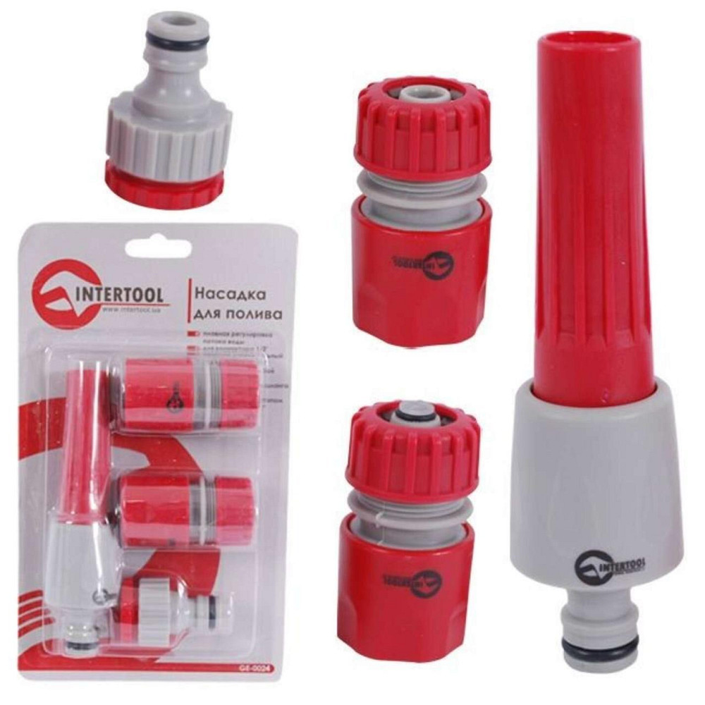 Насадка для полива с плавной регулировкой потока воды для коннектора 1/2, адаптер универсальный для коннектора 1/2 с внутренней Мукачево - изображение 1