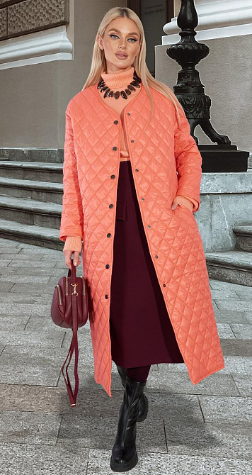 Стьобана куртка з накладними кишенями (44) Київ - фото 1