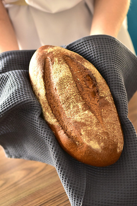 Вафельное полотенце Ideal Textile 40х60 см 240 г/м2 (56860817) Графитовый Черновцы - изображение 6