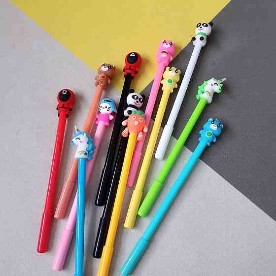 Ручка гелева дитяча з насадкою Київ