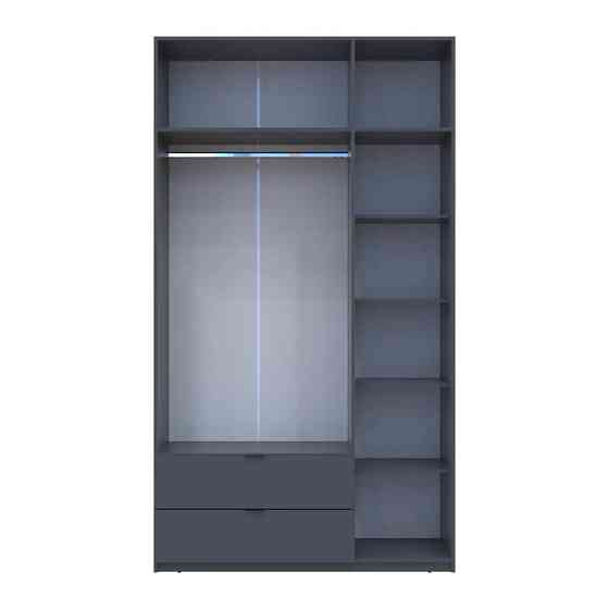 Шкаф для одежды Doros Лукас Графит 3ДСП 135х50х240 DRS-011654 (80737801) Львов