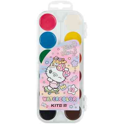 Акварельные краски Kite Hello Kitty 12 цветов (HK23-061) Винница
