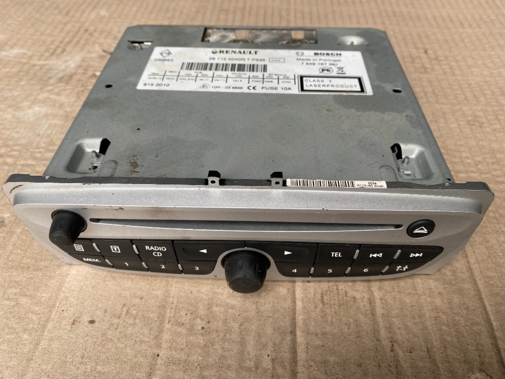 Автомагнітола Renault Scenic III 2009-2016 (281155040R) Ковель - фото 1