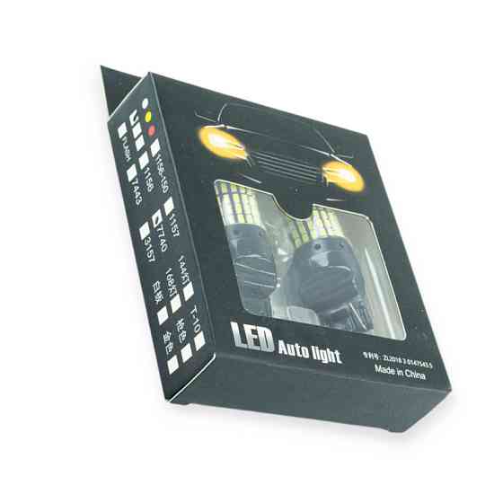 Автолампа БЦ 12-21 WHITE 168 SMD 3014 (12-24V) светодиодная Мукачево