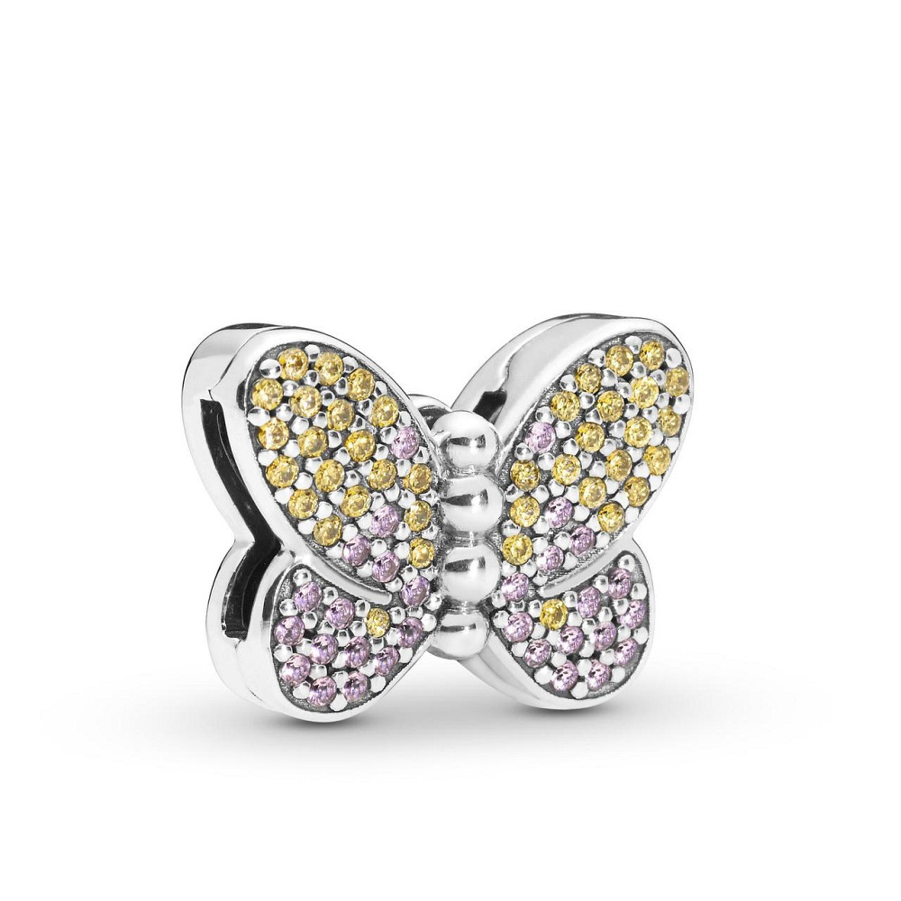 Срібна намистина Пандора   «Сліпучий метелик» 797864CZM MasterSem Київ - фото 1