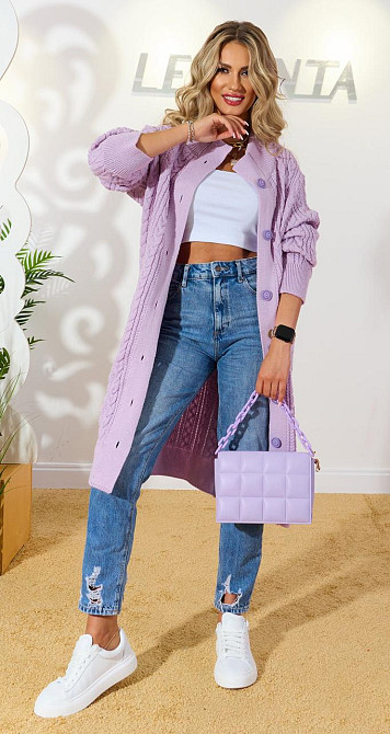 Кардиган мелкие косы (46-48) Киев - изображение 3