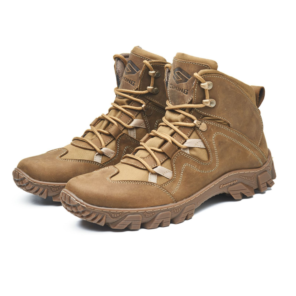 Тактичні шкиряні БОТИНКИ БЕРЦІ зі шкіри та кордури, прошиті , НЕ ПРОМОКАЮТЬ 40 (26,5 ) Харків - фото 1