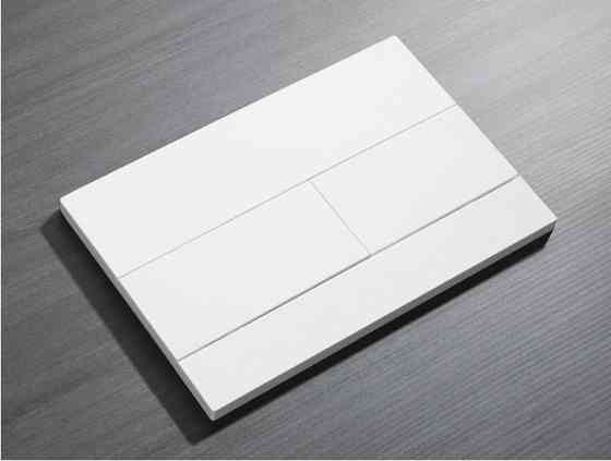 Панель змиву Koer KT-0603-03 240x160x10mm пластикова, кнопка лінійна   ( KR5318 ) 20571 Харків