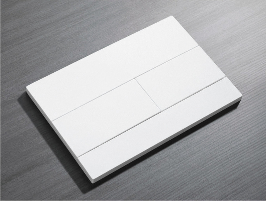 Панель змиву Koer KT-0603-03 240x160x10mm пластикова, кнопка лінійна   ( KR5318 ) 20571 Харьков - изображение 2