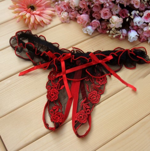 Трусики з розрізом еротичні - розмір універсальний (на резинці) Київ - фото 1