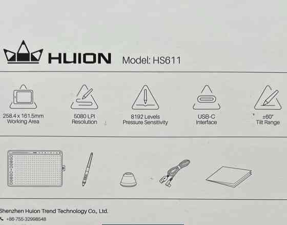 Планшет Графічний HUION HS611 Київ
