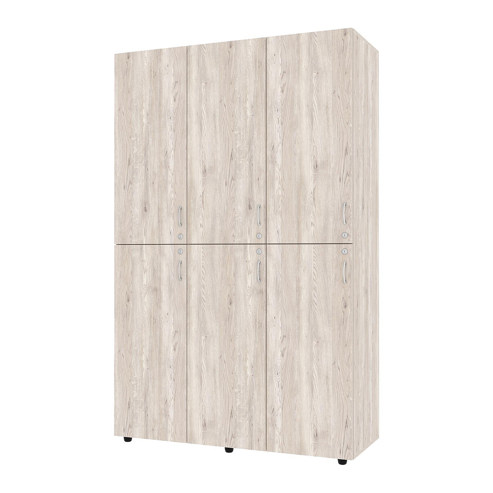 Шафа секційна для роздягальні ШС-1, Самоа Димчастий, 1200/468/1900 Львів - фото 1