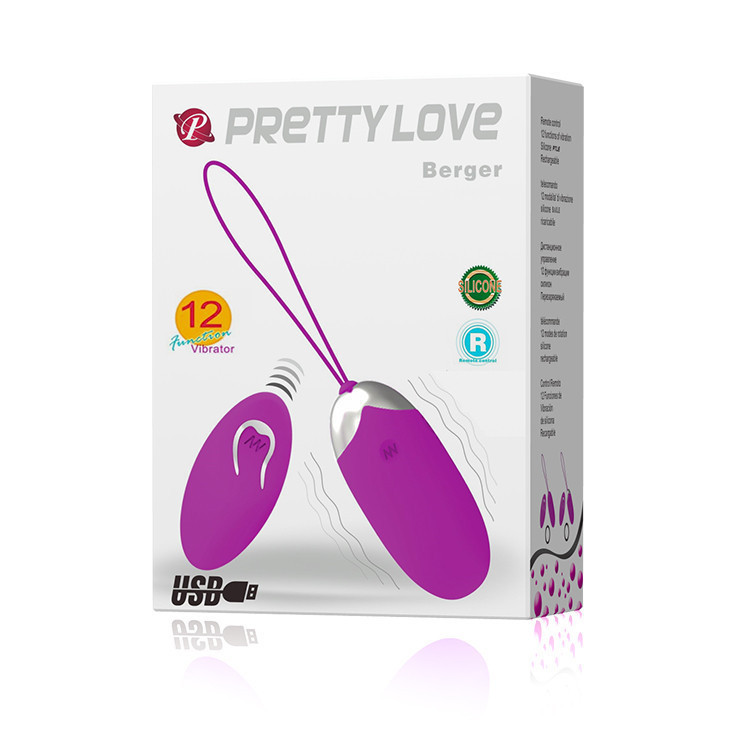Виброяйцо - Pretty Love Berger Vibrating Egg Purple Sex Aura Киев - изображение 7