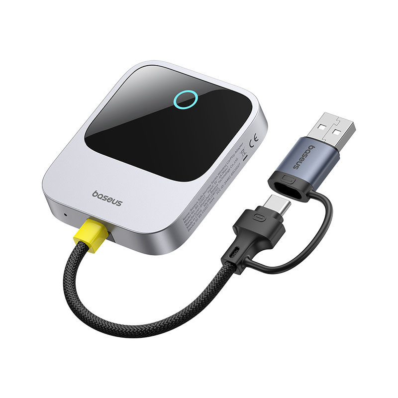 Адаптер Baseus для беспроводного CarPlay Space Grey Киев - изображение 6